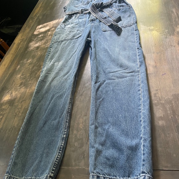 We The Free Blue Denim Jumpsuit - Picture 6 of 9